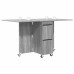 vidaXL Mesa de comedor 140 x 80 x 77 cm Madera de ingeniería
