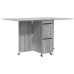 vidaXL Mesa de comedor 140 x 80 x 77 cm Madera de ingeniería