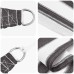 vidaXL Toldo Vela Antracita y Blanco 4,5 x 4,5 m HDPE