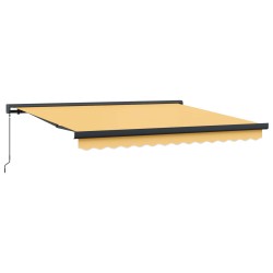 vidaXL Toldo retráctil Arena 450 x 300 cm Lona y Aluminio