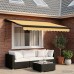 vidaXL Toldo retráctil Arena 450 x 300 cm Lona y Aluminio