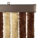 vidaXL Cortina de Insectos de Chenilla Marrón y Beige 100 x 200 cm