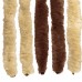 vidaXL Cortina de Insectos de Chenilla Marrón y Beige 100 x 200 cm