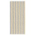 vidaXL Cortina de Insectos de Chenilla Gris y Beige 100 x 220 cm