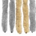 vidaXL Cortina de Insectos de Chenilla Gris y Beige 100 x 220 cm