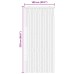 vidaXL Cortina de Insectos de Chenilla Gris y Beige 100 x 220 cm