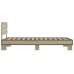 vidaXL Estructura de cama con cabecero Roble Sonoma 80 x 200 cm
