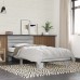 vidaXL Estructura de cama con cabecero Sonoma gris 80 x 200 cm