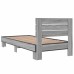 vidaXL Estructura de cama con cabecero Sonoma gris 80 x 200 cm