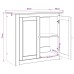 vidaXL Soporte para Acuarios PANAMA y marrón 81 x 36 x 73 cm 250 kg