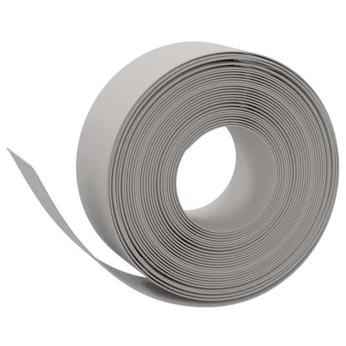 vidaXL Bordes para jardín 25 m 20 cm PE Gris