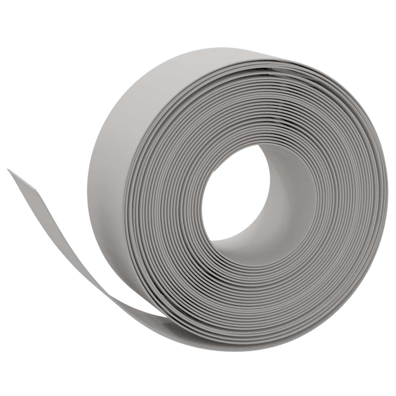 vidaXL Bordes para jardín 25 m 20 cm PE Gris