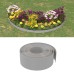 vidaXL Bordes para jardín 25 m 20 cm PE Gris