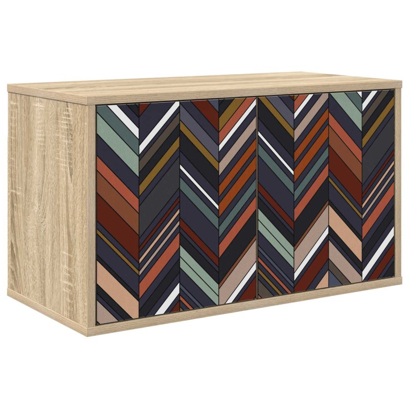 vidaXL Mueble de TV Montado en la Pared OMMEN 69 x 33 x 40 cm