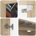 vidaXL Mueble de TV Montado en la Pared OMMEN 69 x 33 x 40 cm