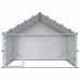 vidaXL Gallinero con Techo Plateado 200 x 200 x 150 cm