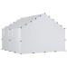 vidaXL Gallinero con Techo Plateado 200 x 200 x 150 cm