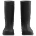vidaXL Botas de lluvia PVC Talla 42 Negro