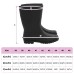 vidaXL Botas de lluvia PVC Talla 45 Negro