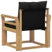 vidaXL Sofá de exterior Madera maciza de acacia y textileno Blanco